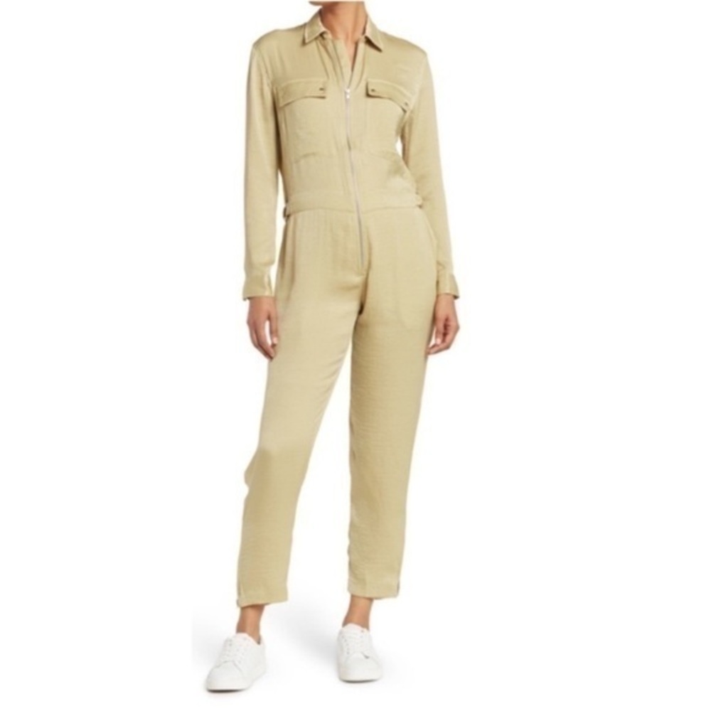 ATM Anthony Thomas Melillo Jumpsuit Satin Utility in Green